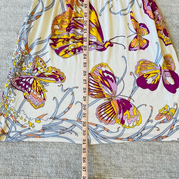 SOLD- Emilio Pucci Butterfly Silk Dress - Picture 8 of 10